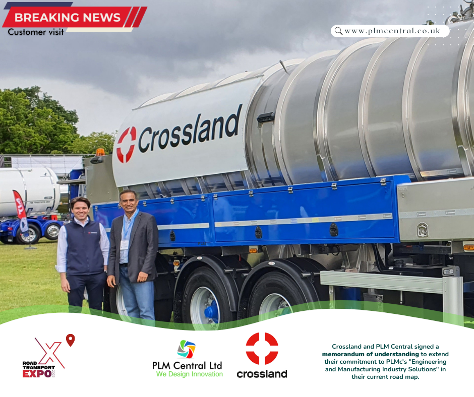 PLM Central and crossland tankers manufacturing digital transformation Innovation